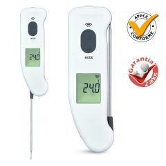 Termómetro Infrarrojos con Sonda Plegable con Certificado - APPCC, CHI-065