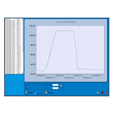 Registrador de temperatura para procesos de esterilización y pasteurización